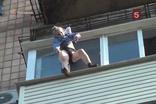 Супер Секс На Балконе