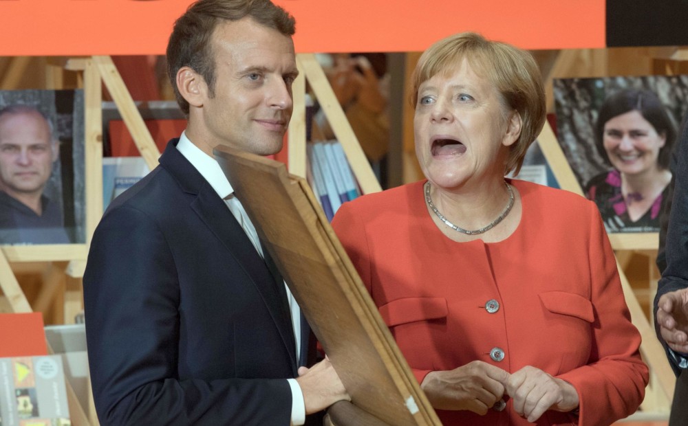 Makrons mudina Merkeli kopīgi cīnīties par Eiropas atjaunošanu