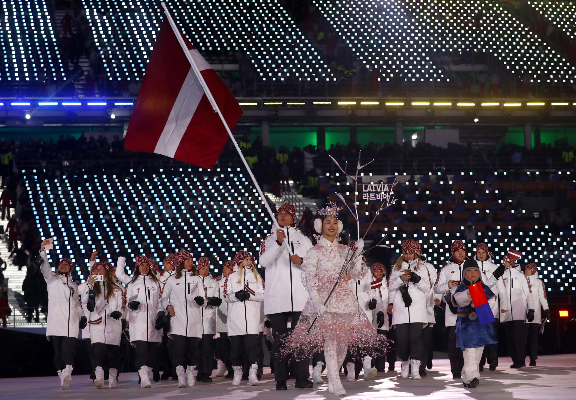 Церемонии 2018. XXIII зимние Олимпийские игры пхёнчхан. Латвия в зимних Олимпийских.