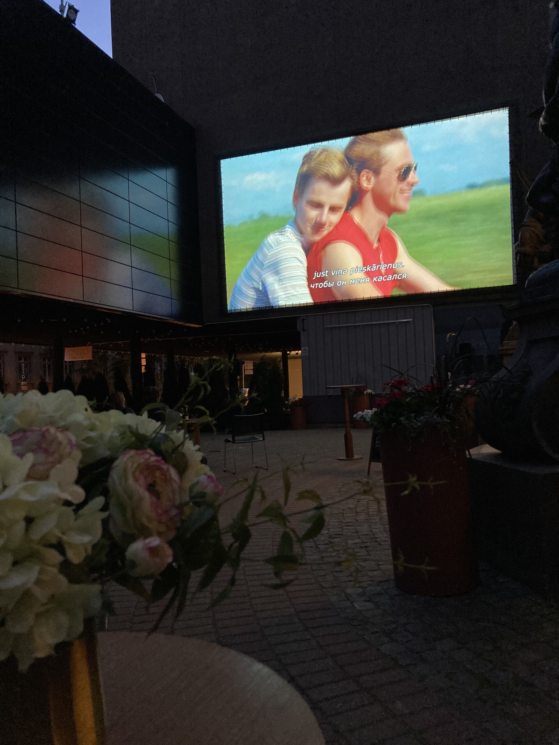 Лучшее европейское кино на ночных киносеансах под открытым небом в центре  Риги