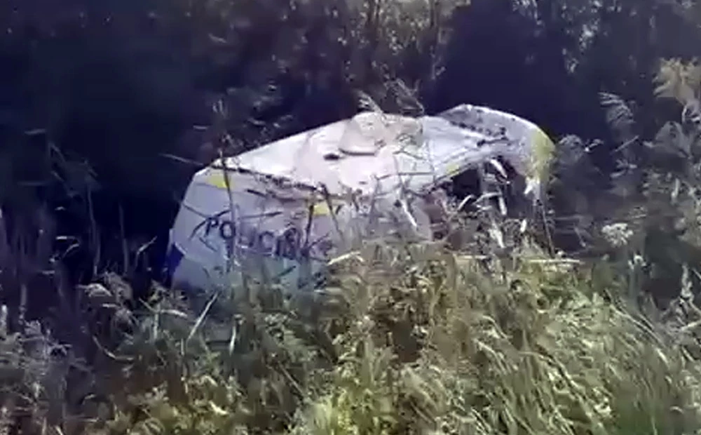 Двое детей вылетели из машины в результате ДТП в Красноярске (видео 18+)