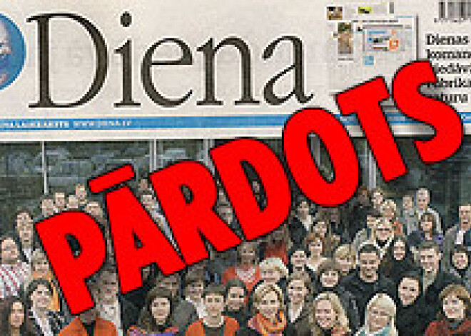 Pārdoti laikraksti "Diena" un "Dienas bizness"