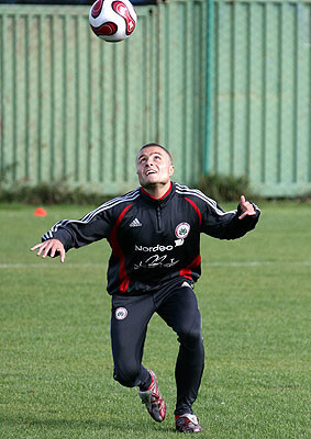 Latvijas futbola izlases uzbrukuma līderis pārbaudes spēlē pret Bulgāriju laukumā neizies.