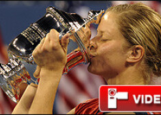 Kima Klijstersa triumfē „US Open”