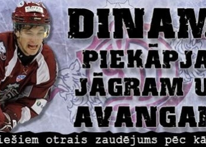 „Dinamo” zaudē Jāgram un „Avangard”