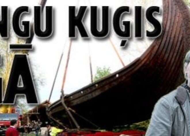 Vikingu kuģis ticis līdz Rīgai