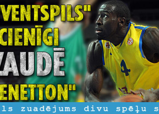 BK „Ventspils” piekāpjas titulētajam Trevīzo „Benetton”