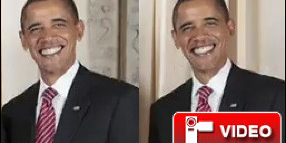 Obama smaida vienādi 130 fotogrāfijās. Viņš citādi neprot? VIDEO