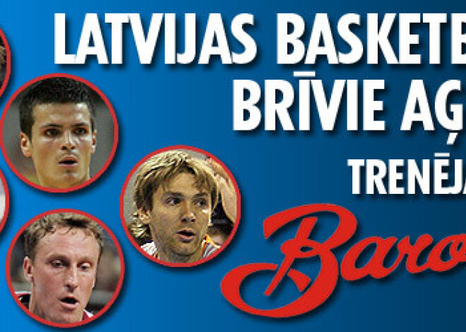 Latvijas basketbola brīvie aģenti trenējas pie “Barona”