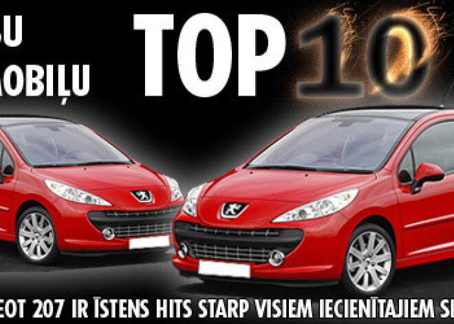 Sieviešu automobiļu TOP 10