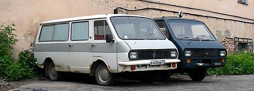 Mikroautobusi „Latvija” uz Ukrainas, Krievijas un Kazahstānas ceļiem nav nemaz tāds retums, kā mums – Latvijā tas varētu likties.