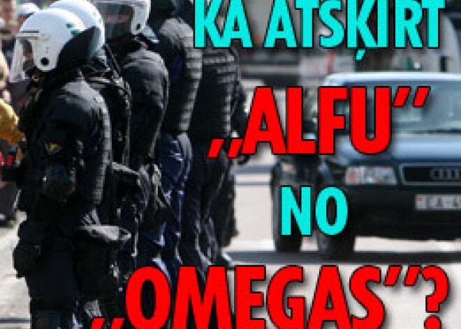 Kā atšķirt „Alfu” no „Omegas”?