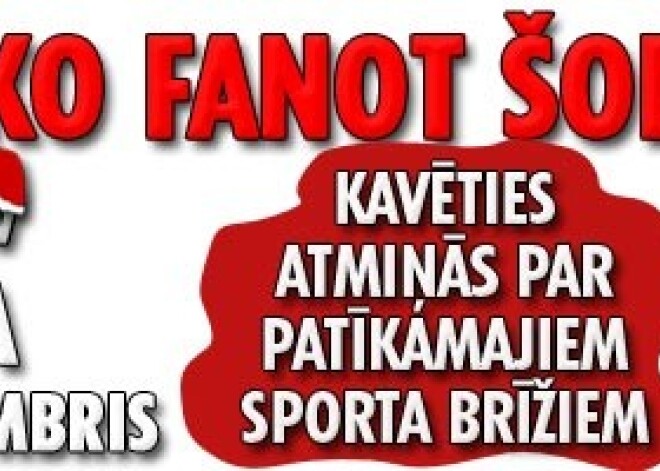 Kasjauns.lv sporta izlase 24. decembris