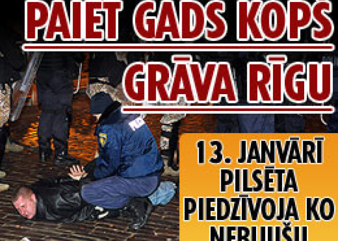 Paiet gads, kopš grāva Rīgu