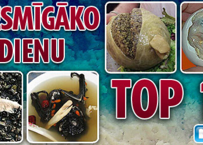 Briesmīgāko ēdienu TOP 10