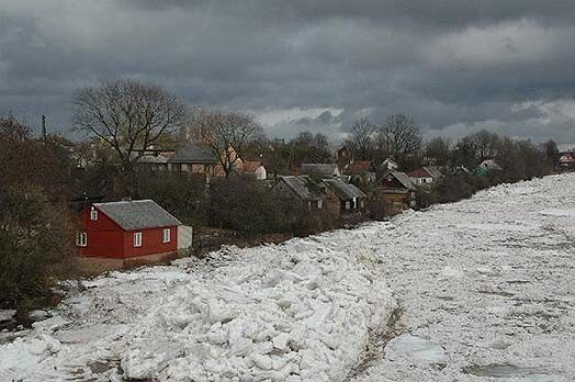 2007. gada plūdi Jekabpilī.