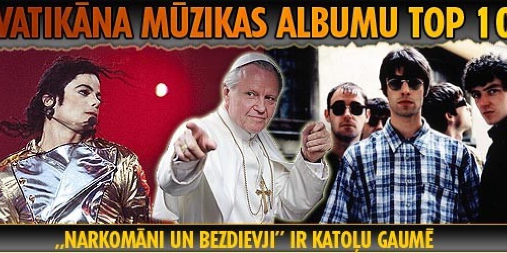 Vatikāns nosaucis labāko mūzikas albumu top10