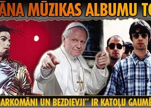 Vatikāns nosaucis labāko mūzikas albumu top10