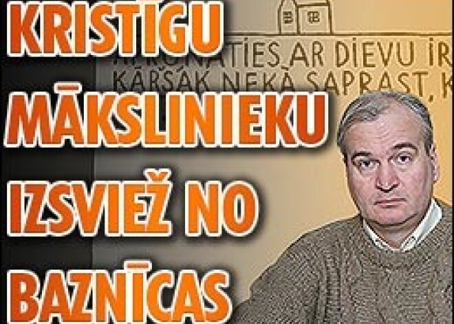 Kristīgu mākslinieku izsviež no baznīcas