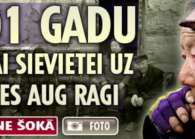 101 gadu vecai sievietei uz pieres aug ragi! FOTO