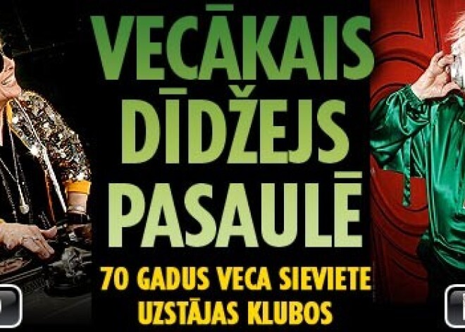 70 gadus veca sieviete uzstājas klubos kā dīdžejs