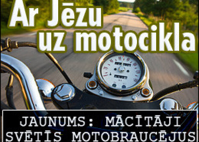 Ar Jēzu uz motocikla