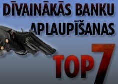 Dīvainākās banku aplaupīšanas TOP 7