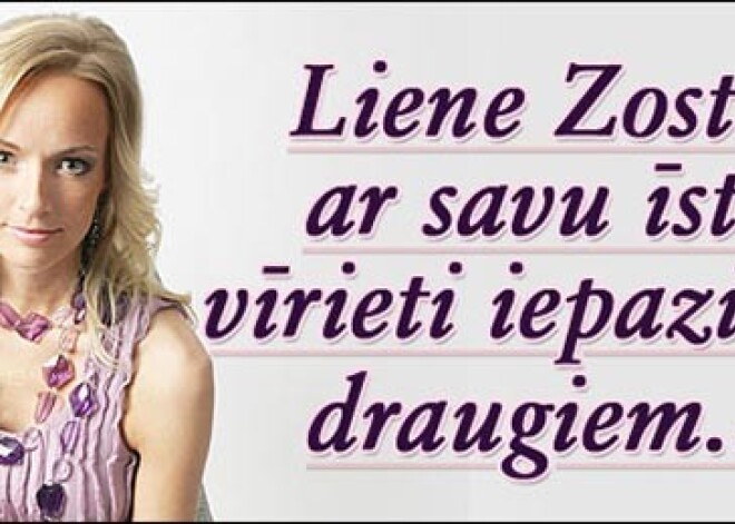 Liene Zostiņa ar savu īsto vīrieti iepazinās draugiem.lv