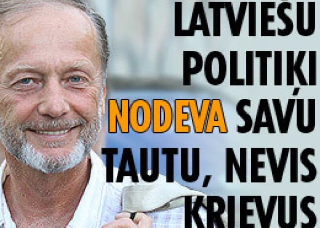 Krievu satīriķis: latviešu politiķi nodeva savu tautu, nevis krievus