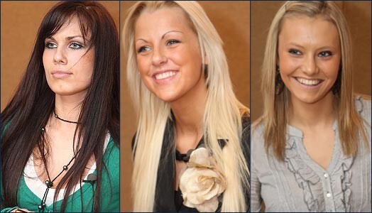 Izvēlētas arī tās, kas klipā tēlos dziedātāja mīļotās meitenes draudzenes. Starp tām būs Inese Buikauska (no kreisās), Baiba Pole un Kristīne Lepnāne.