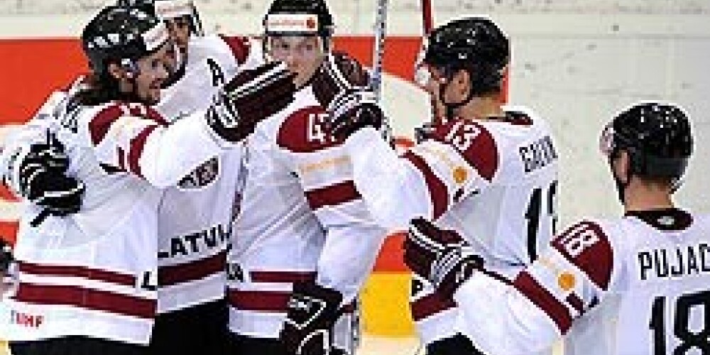 Šovakar Latvijas hokeja izlase pret olimpiskajiem čempioniem Kanādu