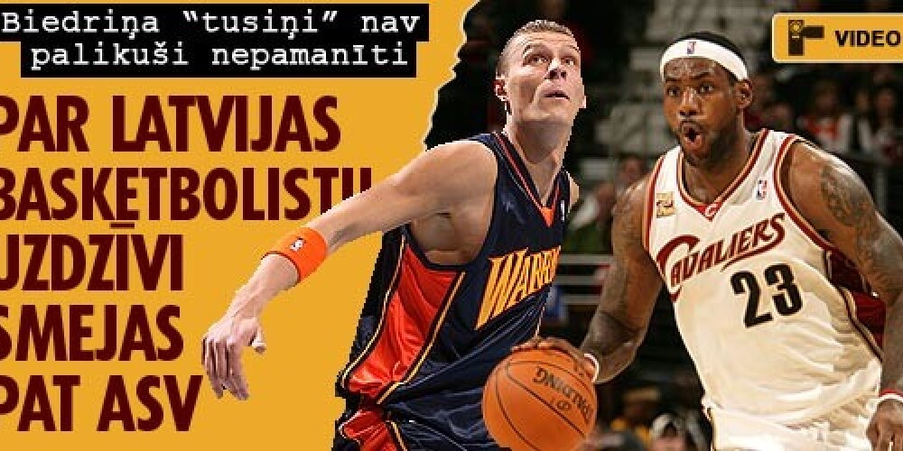Par Latvijas basketbolistu uzdzīvi smejas pat ASV