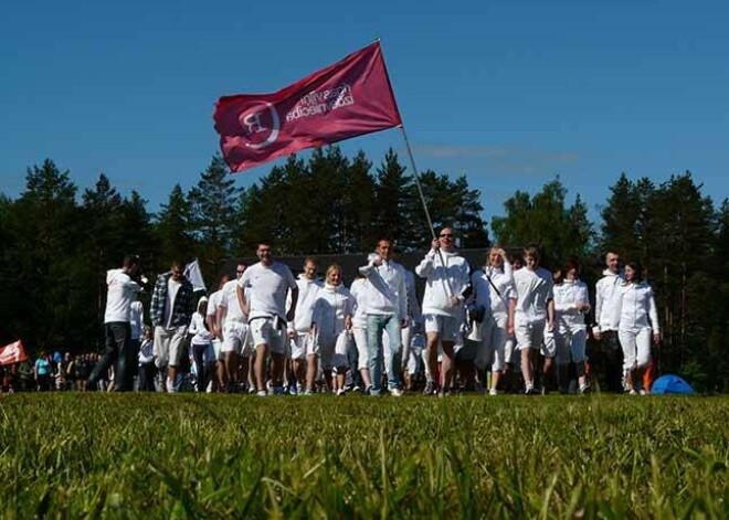 Izdevniecības “Rīgas Viļņi” komanda sāk ceļu pretī 16. mediju sporta spēļu uzvarētāju titulam.