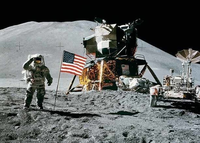 Amerikāņi nav spēruši kāju uz Mēness.