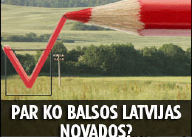 Par ko balsos Latvijas novados?