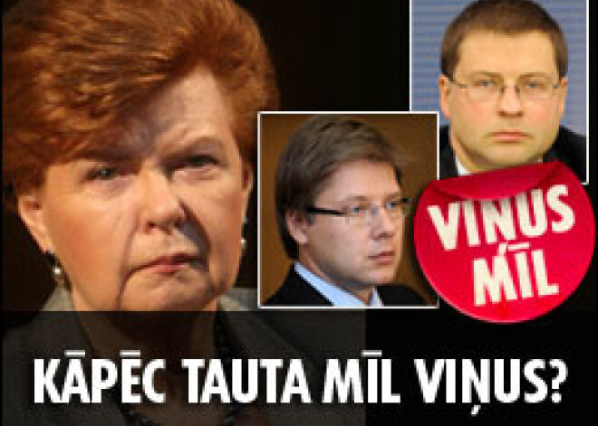 Kāpēc tauta mīl Vīķi-Freibergu, Ušakovu un Dombrovski?