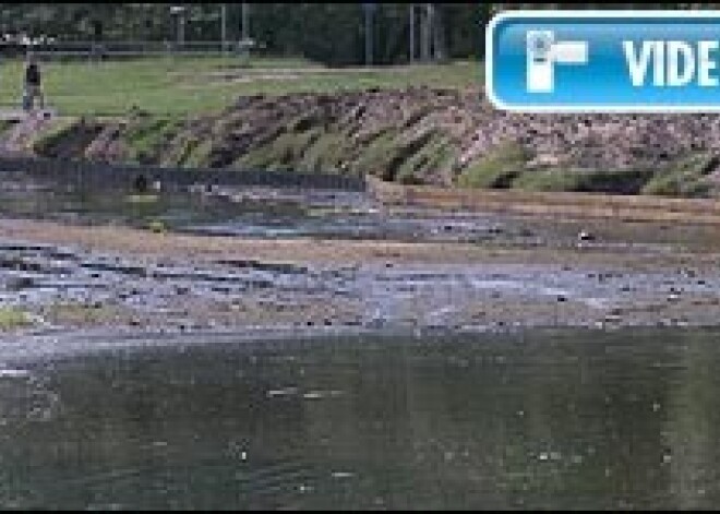 Gleznainais Māras dīķis līdzinās būvlaukumam