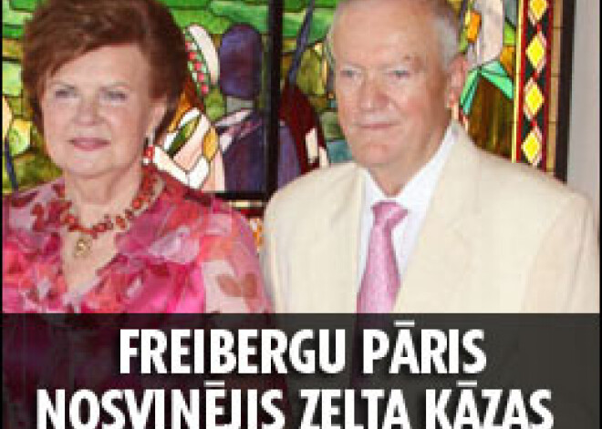 Vaira un Imants Freibergi nosvinējuši zelta kāzas