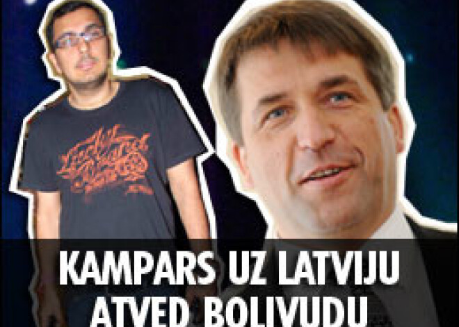 Kampars uz Latviju atved Bolivudu