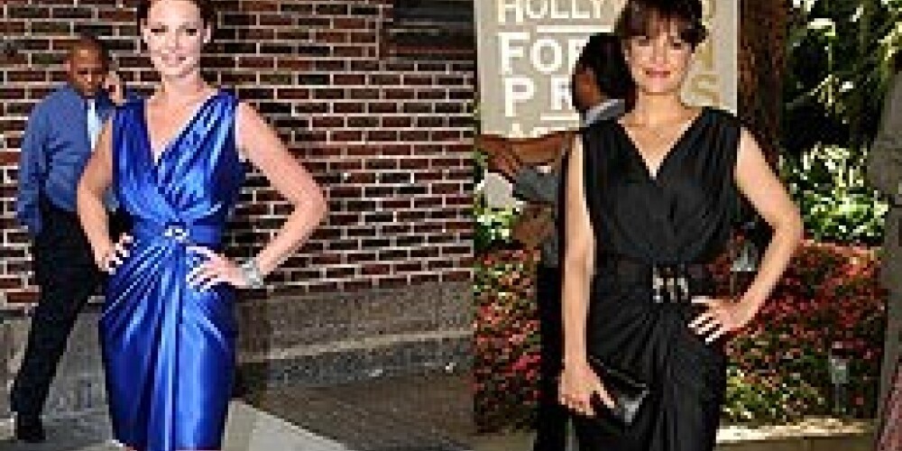 Кэтрин Хейгл и Карла Гуджино в платье Reem Acra Resort: кто лучше?