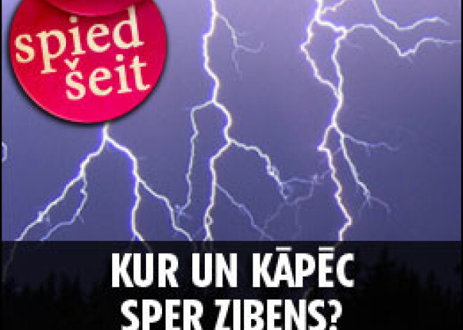Kur un kāpēc sper zibens?