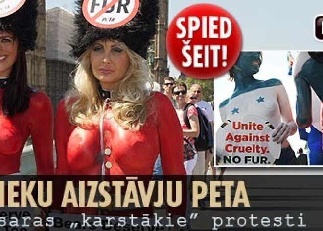 Dzīvnieku aizstāvju PETA šīs vasaras „karstākie” protesti