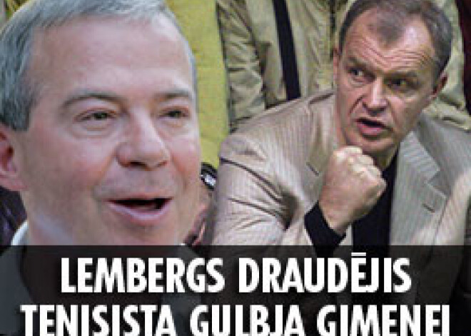 Lembergs draudējis tenisista Gulbja ģimenei