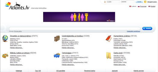 Kļuvis zināms, ka pagājušajā gadā hakeri uzlauza interneta bibliotēkas Atlants.lv vietni un no tās nozaga tūkstošiem referātu un diplomdarbu