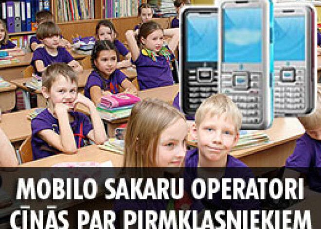 Mobilo sakaru operatori cīnās par pirmklasniekiem