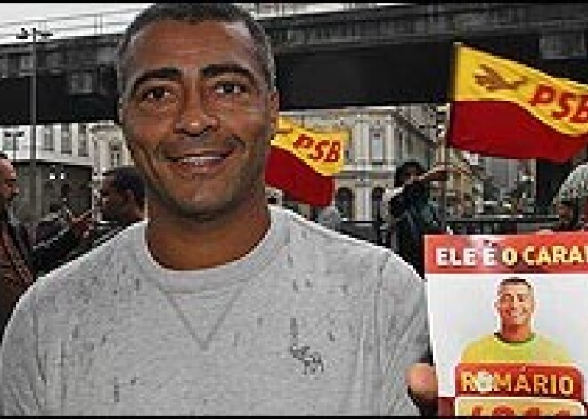 Leģendārais futbolists Romario kļūs par politiķi