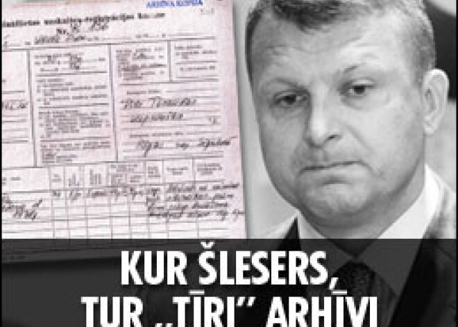 Kur Šlesers, tur „tīri” arhīvi. Kā un kāpēc varēja pazust krimināllietas?