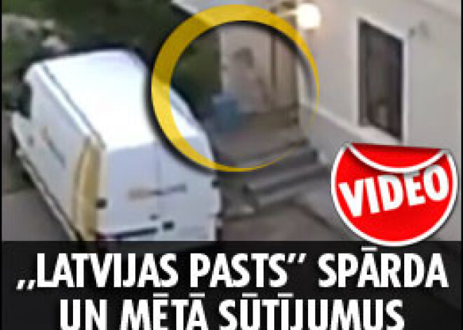 „Latvijas Pasts” spārda un mētā sūtījumus