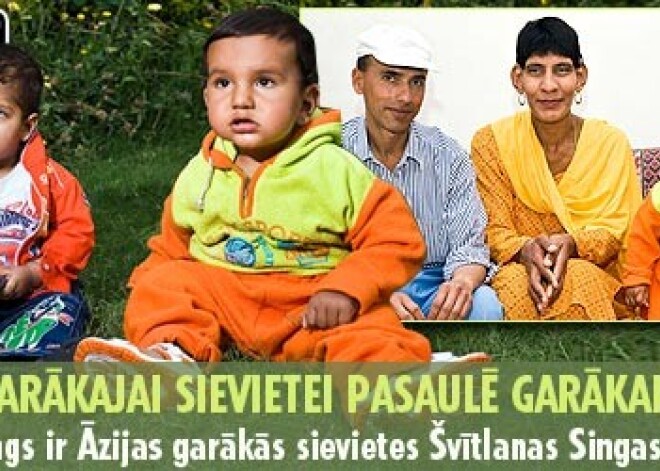 Āzijas garākajai sievietei pasaulē garākais bērns