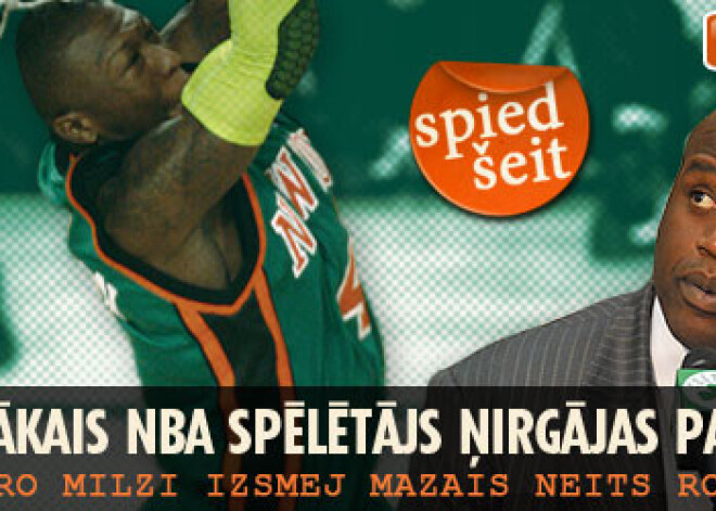 Otrs īsākais NBA spēlētājs ņirgājas par Šaku